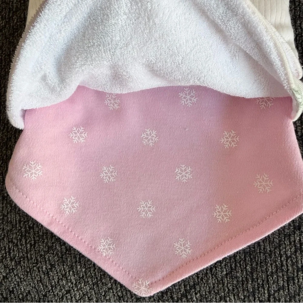Chick Pea Red and Pink Bandana Bibs - 3 Pack- 0-12 months -NWT